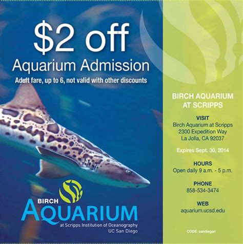 coupons for the baltimore aquarium